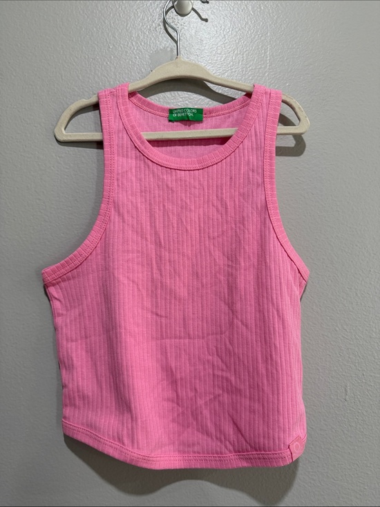 United Colors Of Benetton Other - United Colors Of Benetton Pink Ribbed Crop Tank size girls M (6-7 years)